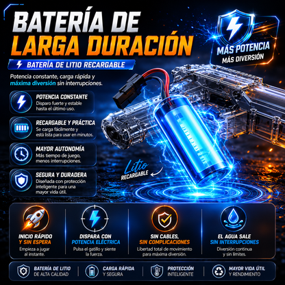 Pistola de agua eléctrica
